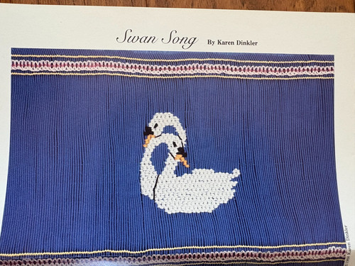 Swan Song smocking plate