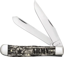 Case U.S. Army Trapper 15032 Stainless Bone Folding Knife