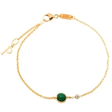 PIAGET Possession Malachite Diamond Bracelet 18K PG 750 90300940