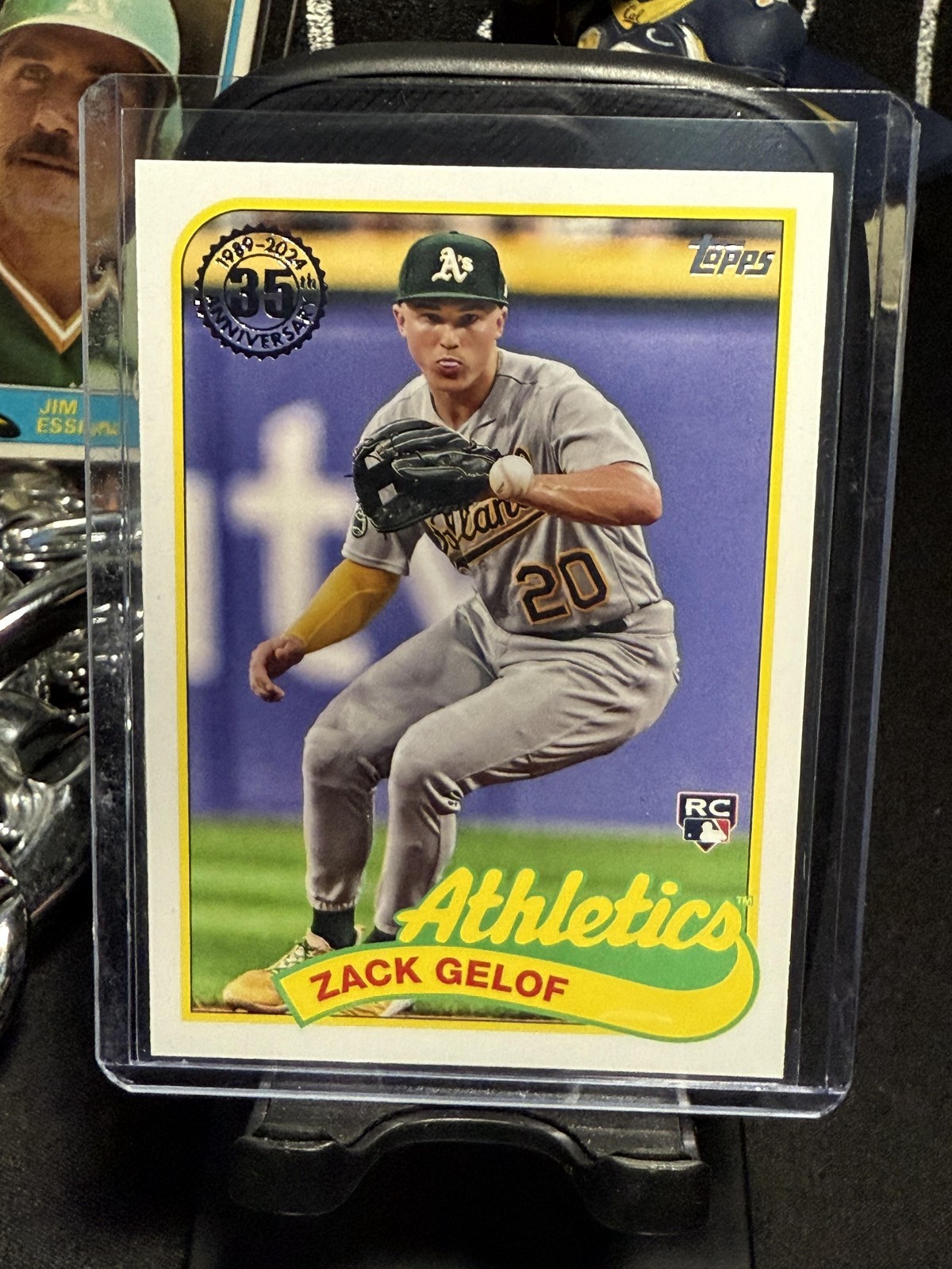 2024 Topps Zack Gelof 1989 Topps Baseball 35th Anniversary Blue (Series One)