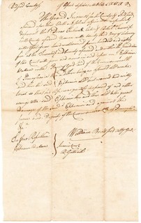 Rev War Col. William Bradford Washington's Attorney General 1785 signed Doc't