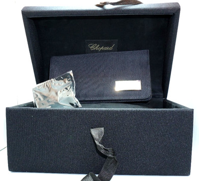 Chopard Sunglasses Full Presentation Box Case Set Black Authentic Luxury