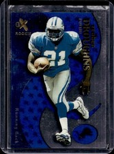 2000 Fleer E-X Reuben Droughns Essential Credentials Rookie RC #/25 Lions