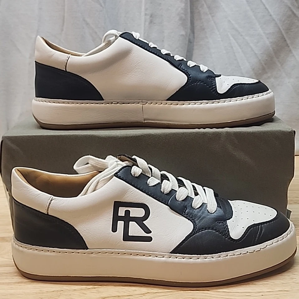 Ralph Lauren Men's Jinett Colour-Blocked Low-Top Trainer - Image 4 of 4