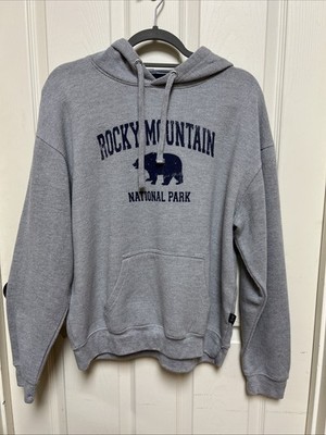 Ragwear USA Rocky Mountain National Park large Grey Hoodie. New Without Tags.