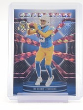 TRE HARRIS 2025 MOSAIC CENTER STAGE ROOKIE PURPLE MOSAIC /49 #15 CHARGERS Q3976