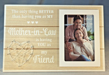 Mothers Day Gift-Mother In Law Picture Frame Gift 8x12 Wood Photo Frame Friend