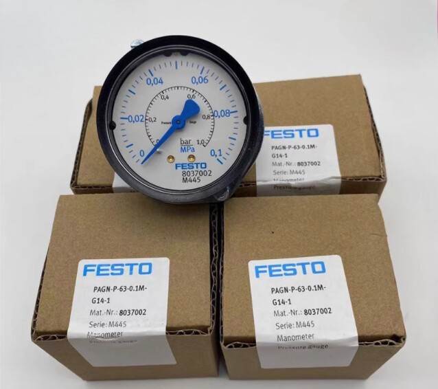 1PC NEW For FESTO PAGN-P-63-0.1M-G14-1 manometer PAGNP630.1MG141 8037002