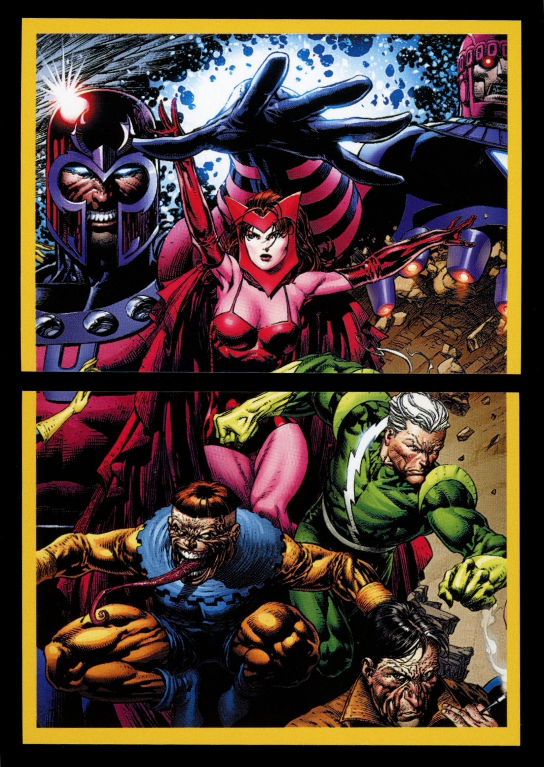 THE X-MEN vs MAGNETO 2021 Marvel Versus Two Puzzle Sticker #137-138 *Qty