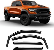 in-Channel Rain Guards Compatible with RAM 1500 2019-2025, Durable Side Windo...