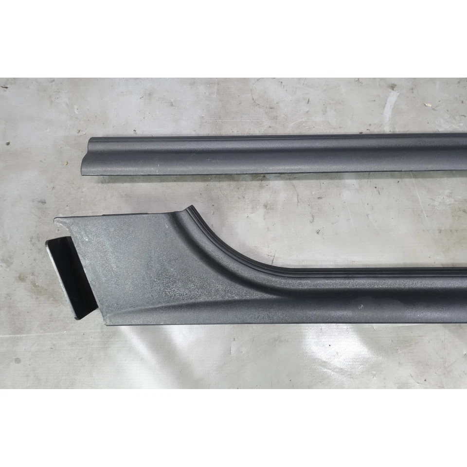 BMW E36 92-99 serie 3 cupé 2 puertas alfombra interior cubierta de alféizar de entrada negro OEM Foto 2 de 4