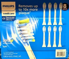 Philips Sonicare C3 Premium Plaque Control 8 Replacement Brush Heads 8 Pack