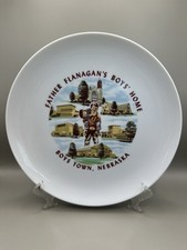 Vintage Father Flanagan's Boys Home Boys Town Nebraska Souvenir Plate 10.5 "