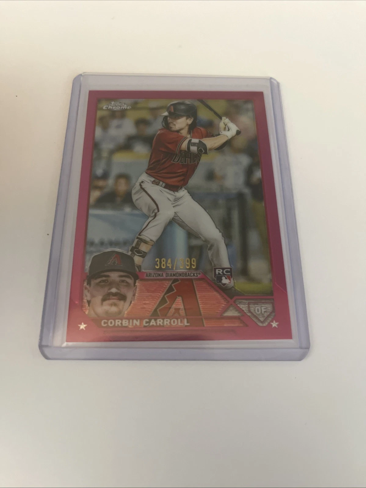 2023 Topps Chrome - Corbin Carroll #95 Magenta Refractor /399 (RC)