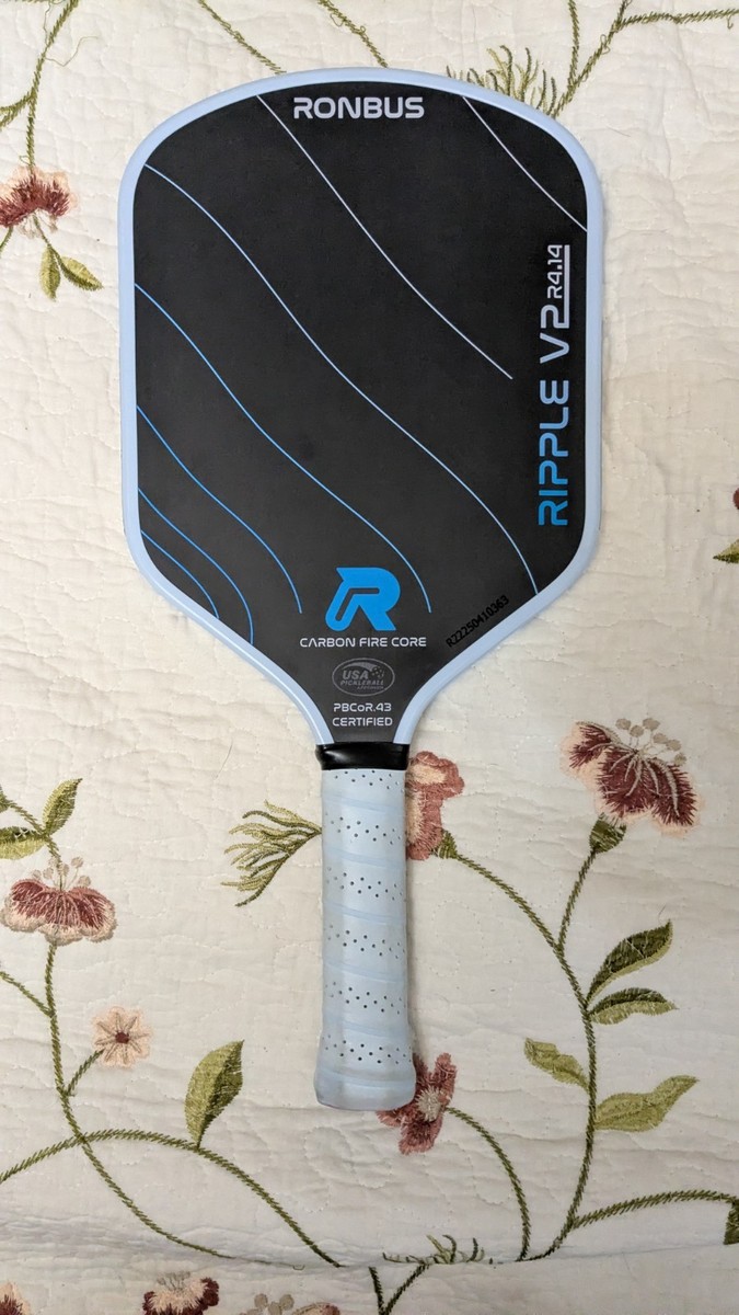Ronbus Ripple V2 R4.14 Pickleball Paddle Patent Pending, USAP