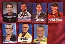 7 Autogrammkarten ARD Gefragt Gejagt 2026 han...