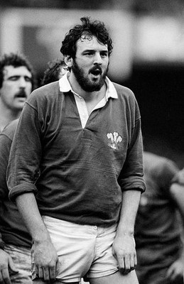 Steve Sutton of Wales during Rugby Union International match again- Old Photo