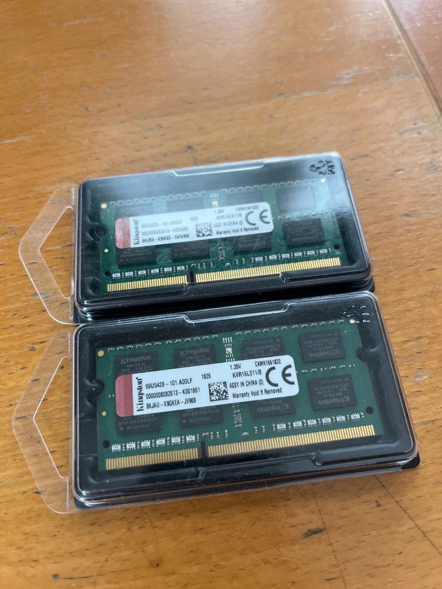 Barrette Mémoire DDR3 Kingston 16 Go PC3L-10600R ECC Registered - Modèle KTH-PL313LV/16G - Pour Serveur - Occasion