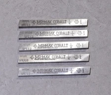 HSS Tool Bit, 1/4 sq - Cleveland Mo-Max, 5% Cobalt - 5 pc - FreeShip