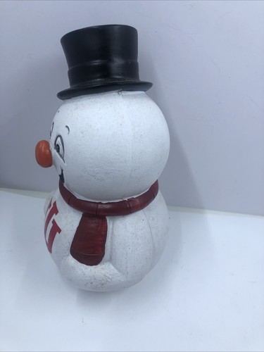 Indiana University Hoosiers Christmas Frosty Snowman NCAA Figurine. Approx. 6” - Picture 7 of 15