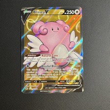 Blissey V (Full Art) 182/198 Swsh06: Sword & Shield - Chilling Reign Holo
