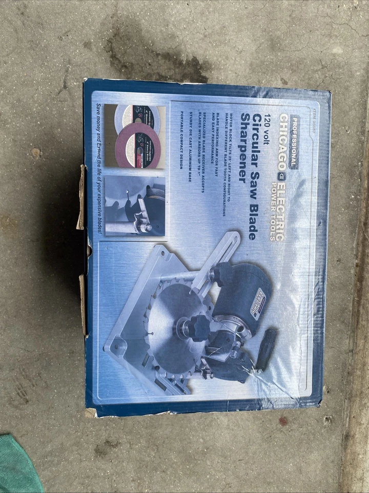 Chicago Circular Saw Blade Sharpener Professional Electric 120V Item 96687 - Image 4 of 4