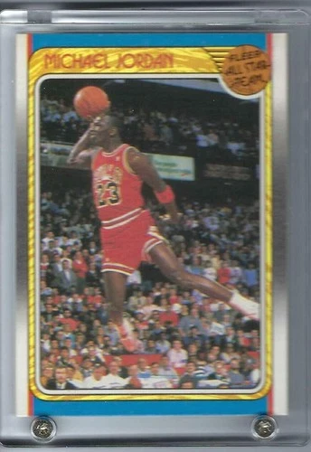 Fleer 1988-89 Michael Jordan All-Star Team #120 Chicago Bulls Card- AWESOME!