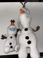 Olaf Disney Frozen Plush. Size 12"  8" Kid Plush fun collectible LOT OF 2 Cute