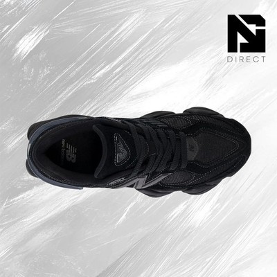 Size 10 - New Balance 9060 Triple Black Suede for sale online | eBay