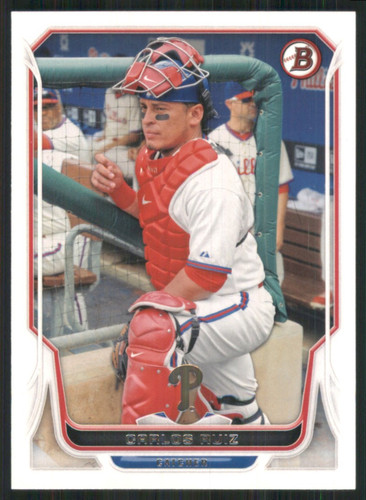 2014 Bowman #204 Carlos Ruiz Philadelphia Phillies Baseball Card 35435