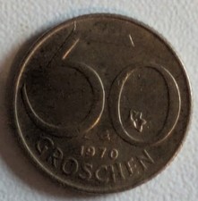 Austria 50 Dimes 1970