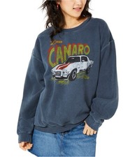 True Vintage Womens Z28 Camaro Sweatshirt, Grey, X-Small