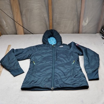 North Face Jacket Womens Small Blue Summit Series Ripstop Quilted Puffer READ