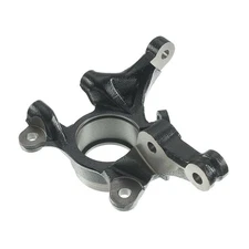 1pc Suspension Steering Knuckle Assembly Front Left Driver Side Cast Iron Black 