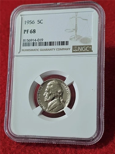 1956 Proof Jefferson Nickel    NGC PF 68                               #MF-T3140