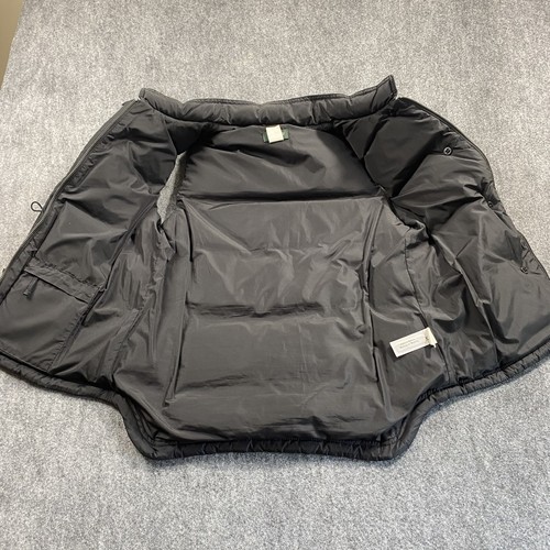 J. Crew Small schwarz Knopf durchgehender Reißverschluss ärmellose gefütterte Damen Weste Jacke - Bild 4 von 9