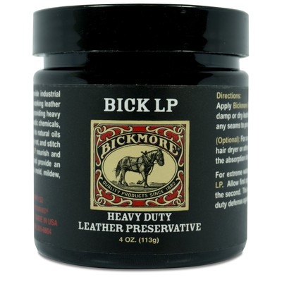 Leather Conditioner, Scratch Repair Bick LP 4oz - Heavy Duty LP Leather Prese...