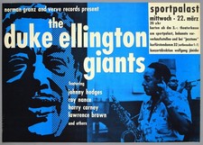 THE DUKE ELLINGTON GIANTS – rare vintage original Berlin 1961 concert poster