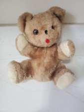 Eden Bear Musical Plush Zipper Wind Up Key Musical Stuffed 8" Vintage Brown Toy