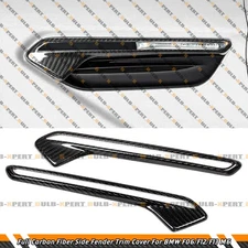 For 2012-19 BMW F06 F12 F13 M6 Full Carbon Fiber Fender Garnish Side Trim Cover