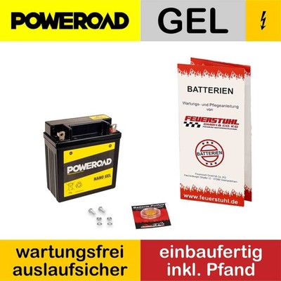 Honda MSX 125 Grom, 2023 (JC92) Gel Batterie, wartungsfrei (inkl. 7,50  Pfand)