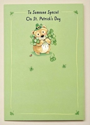 For Someone Special. Happy St Patrick's Day  Greeting Card (incl. Envelope 5×7'')