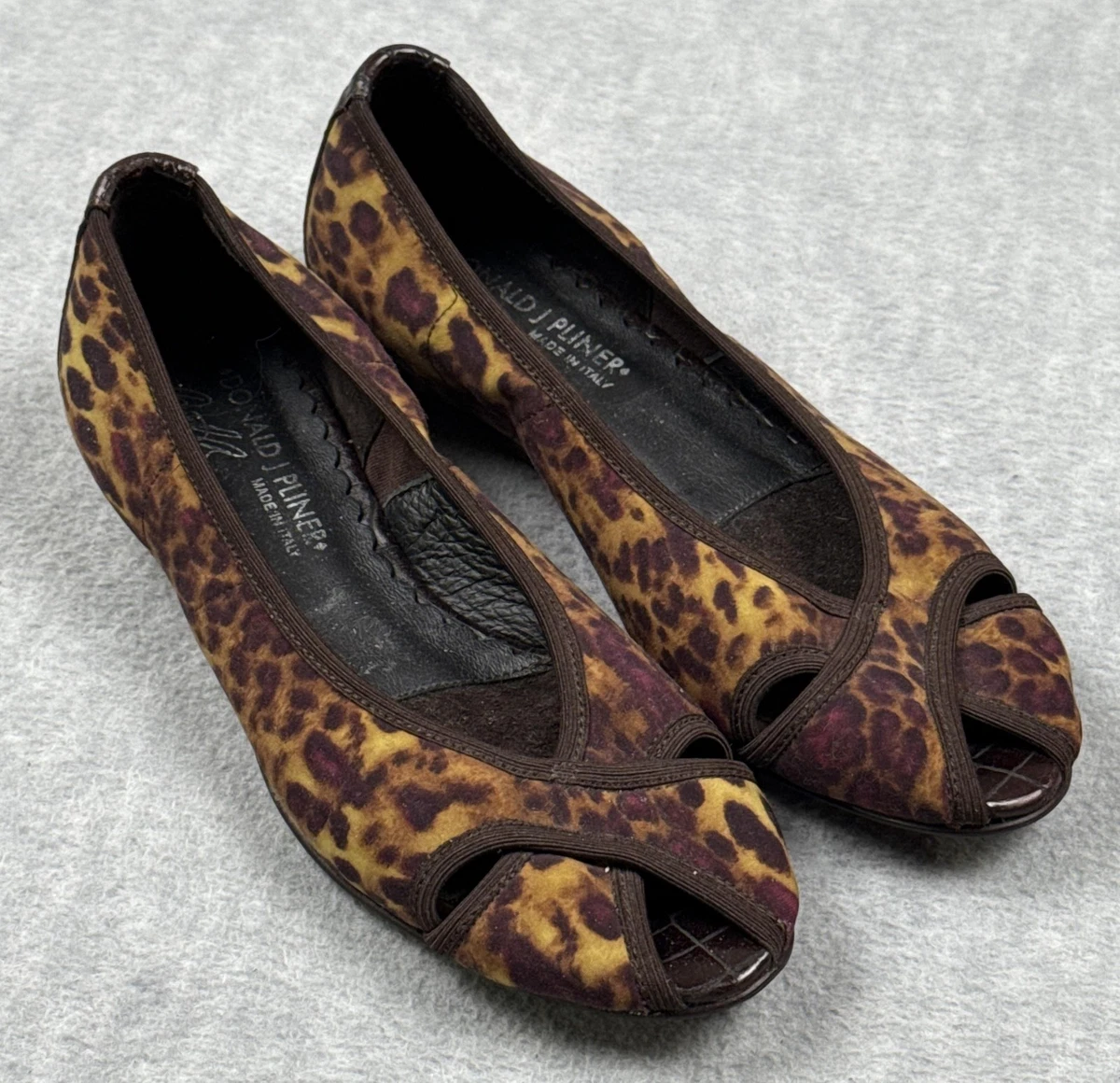 Chaussures Compensées Donald J Pliner - Taille 8,5 M Bronze/multicolore - Neuf (modèle Vitrine)