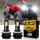 2x 200W LED Headlight Bulbs For Polaris Sportsman 550 570 600 700 800 850 XC