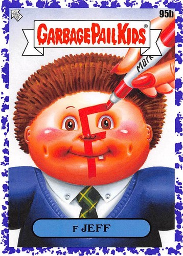 GARBAGE PAIL KIDS 2020 TARDE TO SCHOOL BORDO VIOLA PARALLELO PICK-A-CARD GPK W@W - Foto 380 di 401