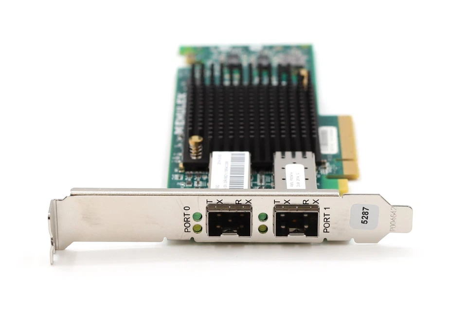 Emulex Dual-Port SFP+ PCIe High Profile Ethernet Network Card P/N: 00RX882YL - Image 3 of 4
