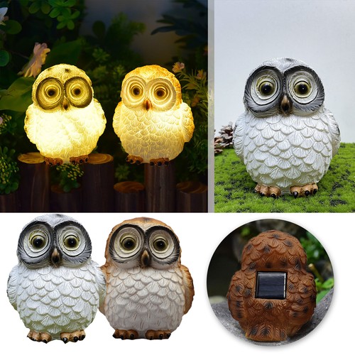 Decorative Owl Night Light Led Table Lamp Outdoor Simulation Owl Animal