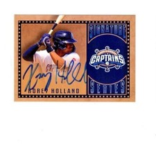 Korey Holland signed autographed 2022 Lake County Captains card Houston TX b