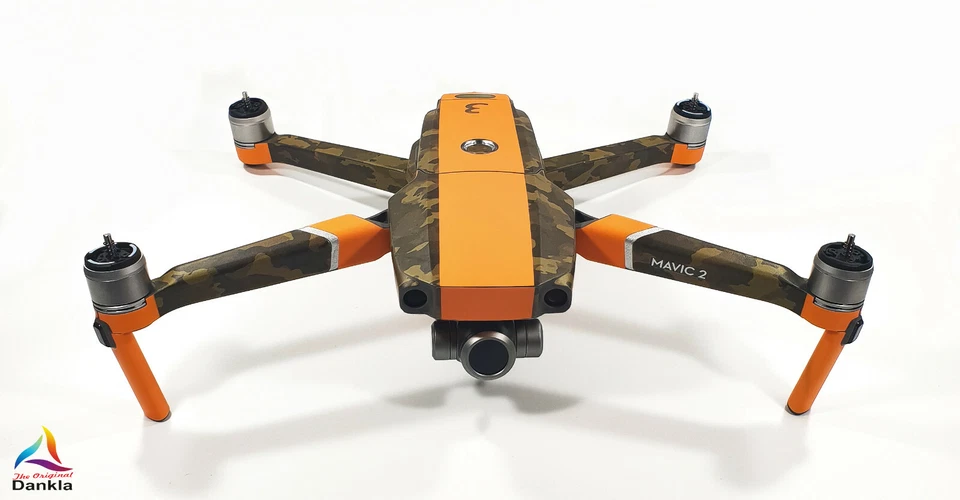 DJI MAVIC 2 PRO/ZOOM- SKIN - DESIGN - CAMORANGE - 3-5 Batterien - Drohne - Bild 2 von 4