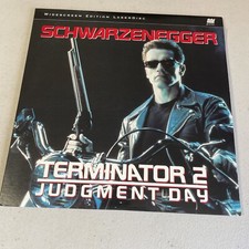 LASER DISC TERMINATOR 2 JUDGMENT DAY WIDESCREEN SCHWARZENEGGER 2 DISC SET VG 